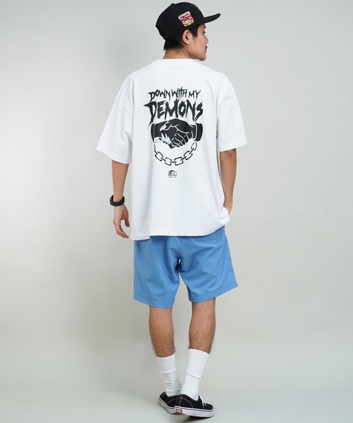 LURKING CLASS(ラーキングクラス)の「【ムラサキスポーツ別注】LURKING CLASS/ラーキングクラス バックプリント オーバーサイズ ST24STM10(Tシャツ/カットソー・メンズ・ブラック/ホワイト・M/L/XL)」の19枚目の写真