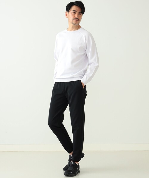 新品】Beams Golf グレー クルーネックセーター Beams Golf グレー