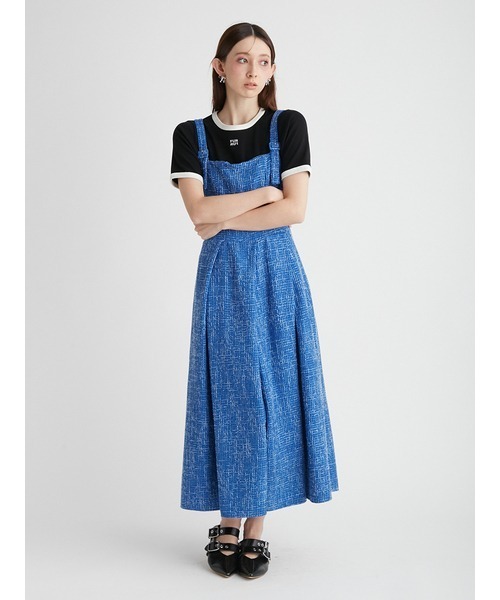 FURFUR（ファーファー）の「【限定カラー】ロゴ刺繍リンガーネックTシャツ（Tシャツ/カットソー・レディース・ピンク/サックスブルー/ホワイト/ブラック・FREE）」の16枚目の写真