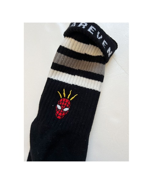 MARVEL(マーベル)の「【 MARVEL 】 ワンポイント刺繍ソックス 23 B(ソックス/靴下・メンズ・ネイビー/ホワイト系その他/ブラック系その他2/ホワイト系その他2/ブラック系その他・23-25cm/25-27CM)」の13枚目の写真