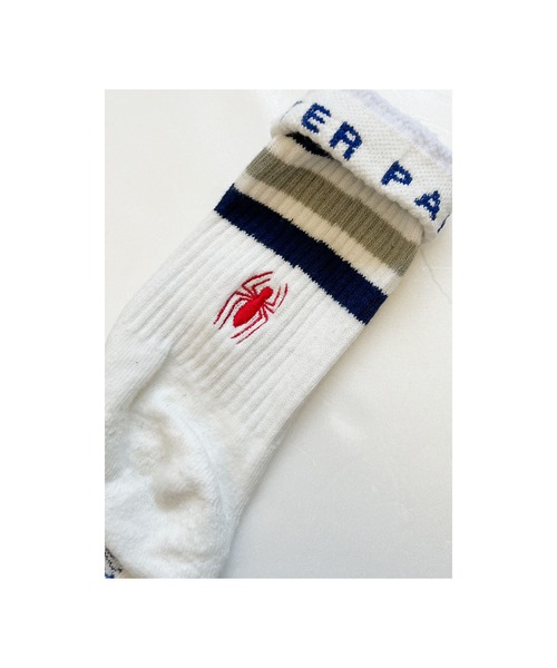 MARVEL(マーベル)の「【 MARVEL 】 ワンポイント刺繍ソックス 23 B(ソックス/靴下・メンズ・ネイビー/ホワイト系その他/ブラック系その他2/ホワイト系その他2/ブラック系その他・23-25cm/25-27CM)」の6枚目の写真