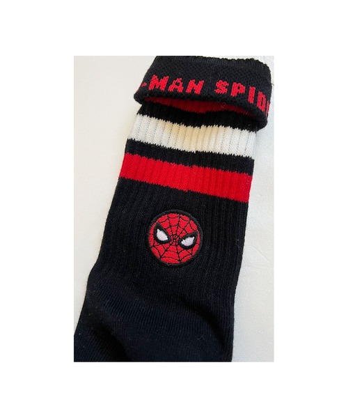 MARVEL(マーベル)の「【 MARVEL 】 ワンポイント刺繍ソックス 23 B(ソックス/靴下・メンズ・ネイビー/ホワイト系その他/ブラック系その他2/ホワイト系その他2/ブラック系その他・23-25cm/25-27CM)」の18枚目の写真