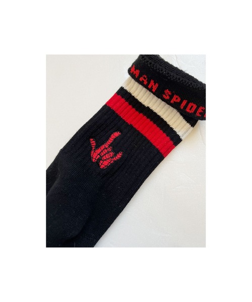 MARVEL(マーベル)の「【 MARVEL 】 ワンポイント刺繍ソックス 23 B(ソックス/靴下・メンズ・ネイビー/ホワイト系その他/ブラック系その他2/ホワイト系その他2/ブラック系その他・23-25cm/25-27CM)」の19枚目の写真
