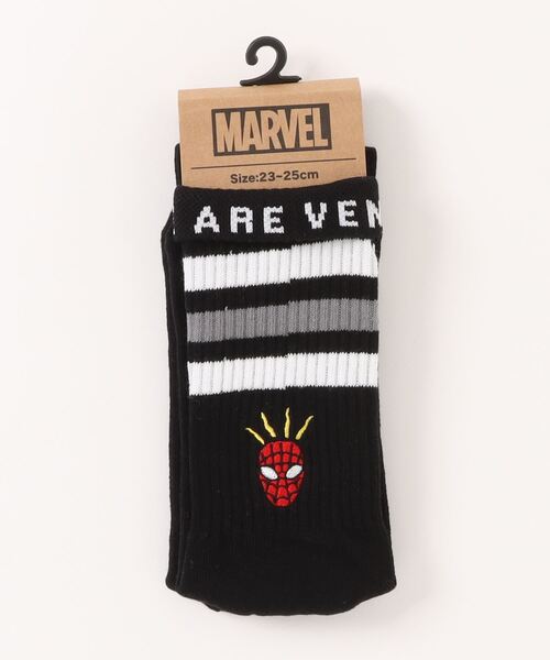 MARVEL(マーベル)の「【 MARVEL 】 ワンポイント刺繍ソックス 23 B(ソックス/靴下・メンズ・ネイビー/ホワイト系その他/ブラック系その他2/ホワイト系その他2/ブラック系その他・23-25cm/25-27CM)」の15枚目の写真