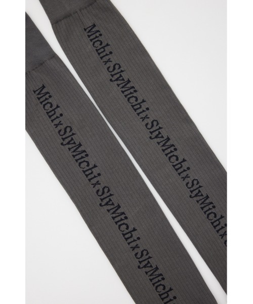 SLY（スライ）の「MICHIXSLY JQ HIGH SOCKS ミチスライ ジャガード ハイソックス（ソックス/靴下・レディース・杢グレー/ホワイト・FREE）」の15枚目の写真