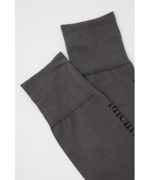 SLY（スライ）の「MICHIXSLY JQ HIGH SOCKS ミチスライ ジャガード ハイソックス（ソックス/靴下・レディース・杢グレー/ホワイト・FREE）」の16枚目の写真