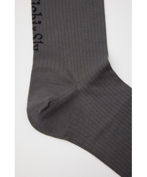 SLY（スライ）の「MICHIXSLY JQ HIGH SOCKS ミチスライ ジャガード ハイソックス（ソックス/靴下・レディース・杢グレー/ホワイト・FREE）」の18枚目の写真