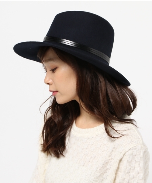 ROSE BUD(ローズバッド)の「(HATS & DREAMS)フェルト ハット(ハット・レディース・ブラック/オリーブ/ネイビー・ONE SIZE)」の4枚目の写真