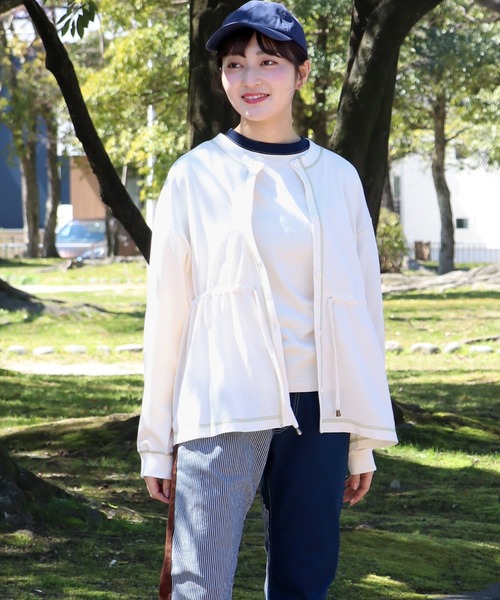 KRIFF MAYER Lady's Collection（クリフメイヤーレディースコレクション）の「BUG PROOF防蚊カーデ（カーディガン/ボレロ・レディース・カーキ/ナチュラル/レンガ/カラフル/チャコール・LARGE/MEDIUM）」の3枚目の写真