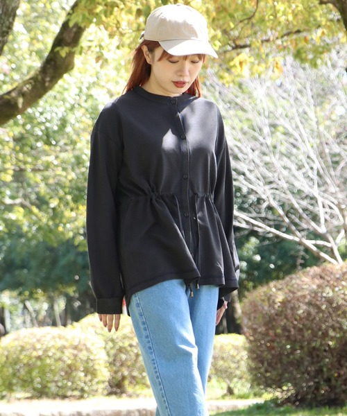 KRIFF MAYER Lady's Collection（クリフメイヤーレディースコレクション）の「BUG PROOF防蚊カーデ（カーディガン/ボレロ・レディース・カーキ/ナチュラル/レンガ/カラフル/チャコール・LARGE/MEDIUM）」の2枚目の写真