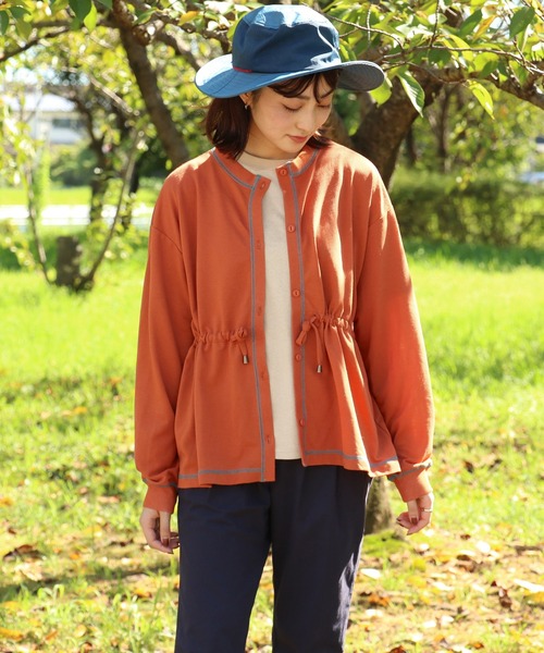 KRIFF MAYER Lady's Collection（クリフメイヤーレディースコレクション）の「BUG PROOF防蚊カーデ（カーディガン/ボレロ・レディース・カーキ/ナチュラル/レンガ/カラフル/チャコール・LARGE/MEDIUM）」の11枚目の写真