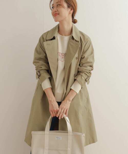 URBAN RESEARCH DOORS（アーバンリサーチドアーズ）の「トレンチコート（トレンチコート・レディース・ベージュ/ネイビー・SMALL/MEDIUM）」の11枚目の写真