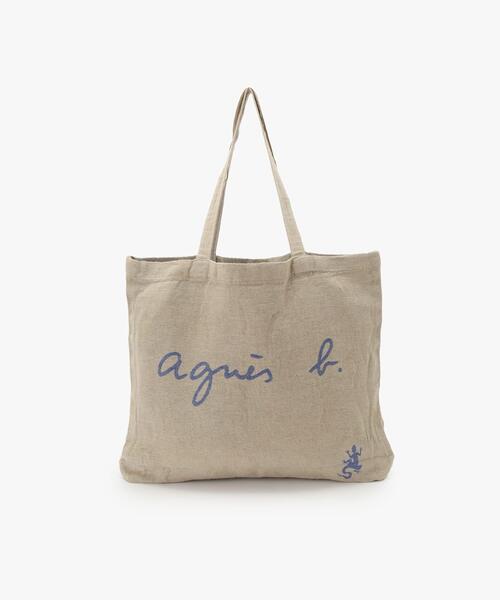 agnes b.(アニエスベー)の「【ユニセックス】AK84 CABAS バスケット(トートバッグ・レディース・ホワイト系その他・FREE)」の3枚目の写真