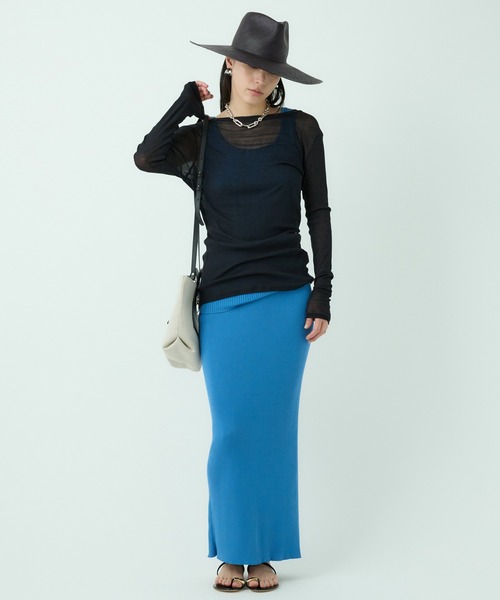 Chaos（カオス）の「Chaos(カオス)/◇金子綾さんYouTube紹介◇　パティロングスリーブTシャツ（Tシャツ/カットソー・レディース・ミント/ライトピンク/ホワイト/ブラック/ネイビー/ライトブルー/ピンク系その他/ライトグレー系・FREE）」の13枚目の写真