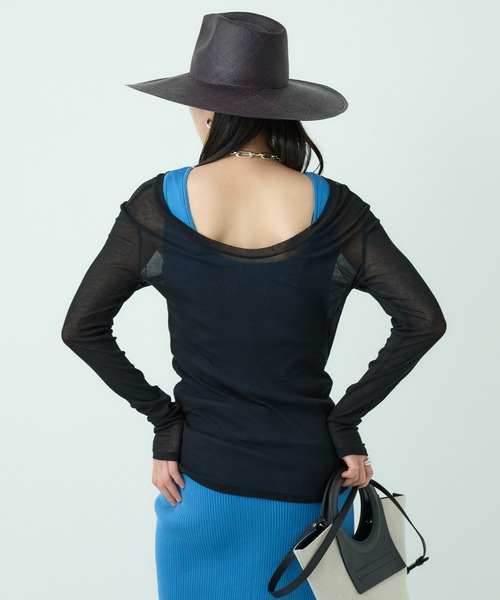 Chaos（カオス）の「Chaos(カオス)/◇金子綾さんYouTube紹介◇　パティロングスリーブTシャツ（Tシャツ/カットソー・レディース・ミント/ライトピンク/ホワイト/ブラック/ネイビー/ライトブルー/ピンク系その他/ライトグレー系・FREE）」の17枚目の写真