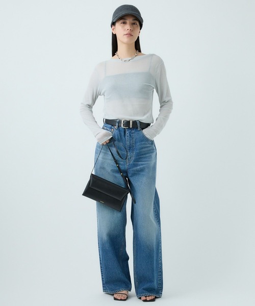 パティロングスリーブTシャツ　ネイビー Chaos｜カオスのロングスリーブ（カットソー・Tシャツ）通販