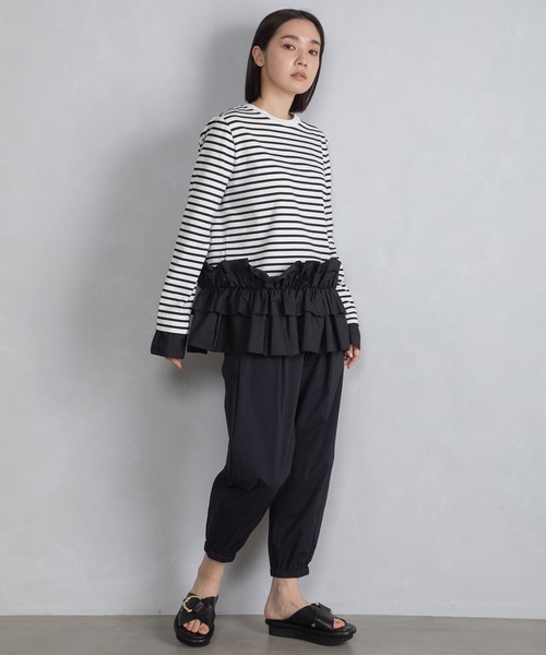 MARECHAL TERRE（マルシャルテル）の「ラッフルロングTシャツ（T