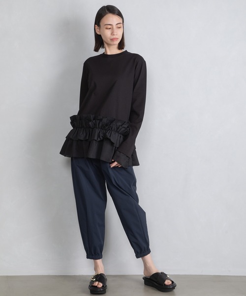 MARECHAL TERRE（マルシャルテル）の「ラッフルロングTシャツ（T