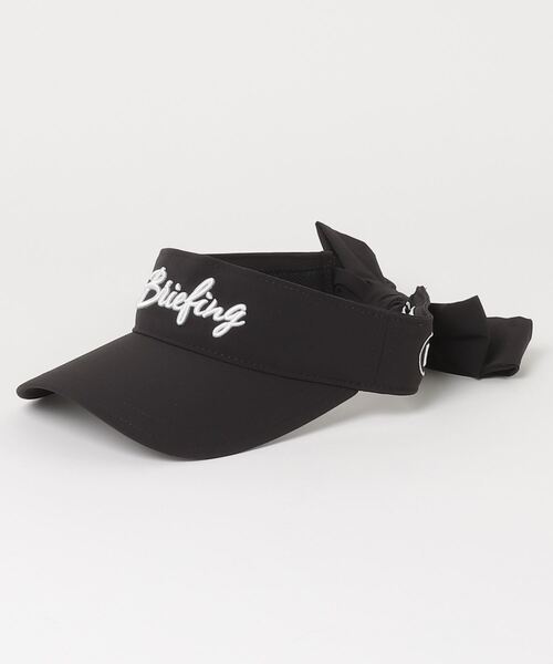 BRIEFING(ブリーフィング)の「【ブリーフィングゴルフ】WOMENS RIBBON VISOR(サンバイザー・レディース・ネイビー/ベージュ/オリーブ/ブラック・FREE)」の2枚目の写真
