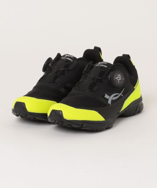 DIAL DRIVE(ダイヤルドライブ)の「《DIAL DRIVE》DIAL DRIVE PROTECTⅡ(スニーカー・キッズ・ホワイト/ブラック/イエロー・19.0cm/20.0cm/21.0cm/21.5cm/22.5cm/23.0cm/22.0cm)」の3枚目の写真