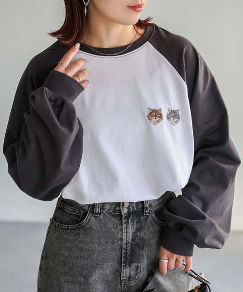 BEN DAVIS ベンデイビス 胸ポケット 長袖Tシャツ ロンT 長T