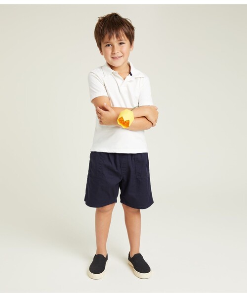 PETIT BATEAU(プチバトー)の「半袖ポロシャツ(ポロシャツ・キッズ・ブルー/ネイビー/イエロー/グリーン/ホワイト・10YEAR/12YEAR/8YEAR/6YEAR)」の6枚目の写真