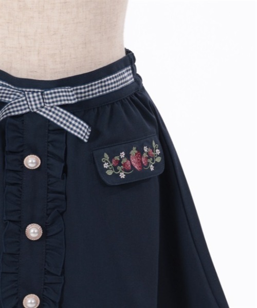 セール】カードル刺繍サス付タックスカート（スカート）｜axes
