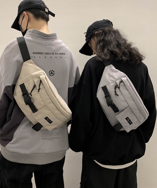 希望　ボディバッグ ポーチ付きラインスクエアボディバッグ la primavera online store