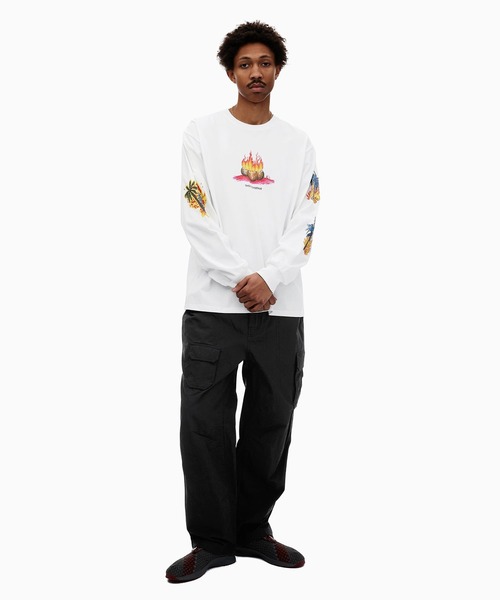 セール】Burning Palm Tree L/S Tee（Tシャツ/カットソー