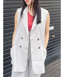 MURUA | 【SET UP対応】ピークドラペルジレ(ベスト)