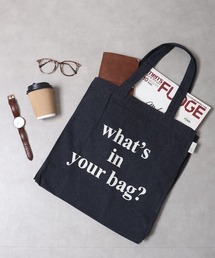 ROOTOTE リサイクルコットンプリントトート