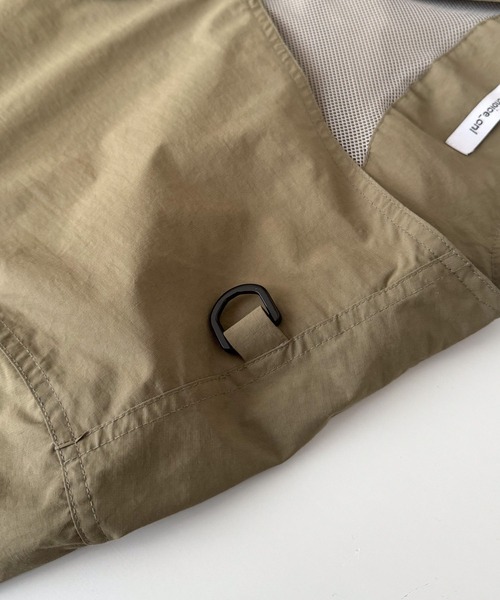 CANAL JEAN(キャナルジーン)の「choice_cnl フィッシングジャケット(ノーカラージャケット・レディース・ベージュ・ONE SIZE)」の17枚目の写真