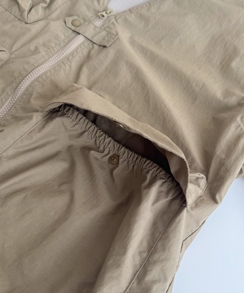 CANAL JEAN(キャナルジーン)の「choice_cnl フィッシングジャケット(ノーカラージャケット・レディース・ベージュ・ONE SIZE)」の20枚目の写真