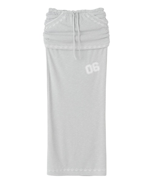 SCULPTOR（スカルプター）の「Shirring Layered Maxi Skirt/シャーリングレイヤードマキシスカート（スカート・レディース・ホワイト/グレー/ブラック・SMALL/MEDIUM）」の16枚目の写真