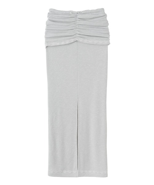 SCULPTOR（スカルプター）の「Shirring Layered Maxi Skirt/シャーリングレイヤードマキシスカート（スカート・レディース・ホワイト/グレー/ブラック・SMALL/MEDIUM）」の17枚目の写真