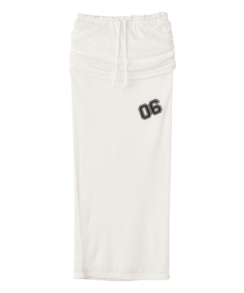 SCULPTOR（スカルプター）の「Shirring Layered Maxi Skirt/シャーリングレイヤードマキシスカート（スカート・レディース・ホワイト/グレー/ブラック・SMALL/MEDIUM）」の21枚目の写真