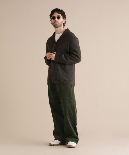 ELFSACK コーデュロイ ワイドパンツ スウェットパンツ classicalelf パンツ コーデュロイワイドパンツ : ZOZOTOWN