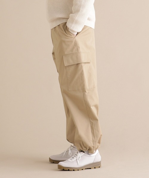 Apo(s)ture(アポスチャー)の「LUCAS-002/サテンストレッチカーゴパンツ(カーゴパンツ・メンズ・ブラック/ネイビー/モカ/ベージュ・XS/S/M/L/XL)」の3枚目の写真