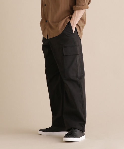 Apo(s)ture(アポスチャー)の「LUCAS-002/サテンストレッチカーゴパンツ(カーゴパンツ・メンズ・ブラック/ネイビー/モカ/ベージュ・XS/S/M/L/XL)」の12枚目の写真