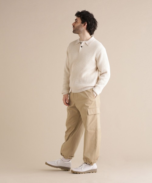Apo(s)ture(アポスチャー)の「LUCAS-002/サテンストレッチカーゴパンツ(カーゴパンツ・メンズ・ブラック/ネイビー/モカ/ベージュ・XS/S/M/L/XL)」の16枚目の写真