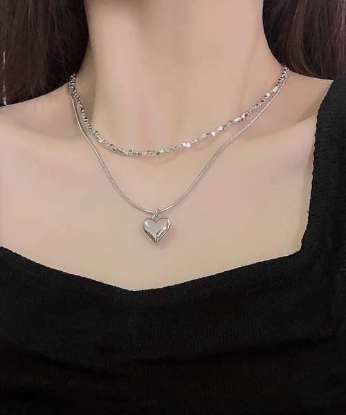 Mikishimai ハート型ネックレス BE MINE Mikishimai ハート型ネックレス BE MINE