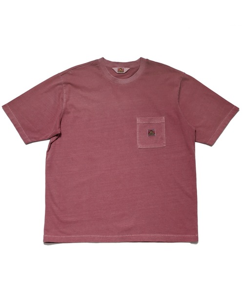 BEN DAVIS/PROJECT LINE(ベンデイビスプロジェクトライン)の「《BEN DAVIS PROJECT LINE》PIGMENT POCKET T-SHIRTS(Tシャツ/カットソー・メンズ・パープル/レッド/グレー・MEDIUM/LARGE/X-LARGE)」の6枚目の写真