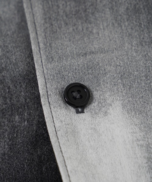 【Laufer】ムラ染めオープンカラー半袖シャツ / Mura Dyed Open Collar Short Sleeve Shirt(シャツ/ブラウス)|Laufer(ロイファー) 【Laufer】ムラ染めオープンカラー半袖シャツ / Mura Dyed Open Collar Short Sleeve Shirt(シャツ/ブラウス)|Laufer(ロイファー)