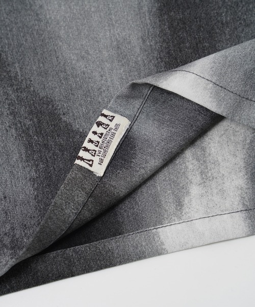 【Laufer】ムラ染めオープンカラー半袖シャツ / Mura Dyed Open Collar Short Sleeve Shirt(シャツ/ブラウス)|Laufer(ロイファー) 【Laufer】ムラ染めオープンカラー半袖シャツ / Mura Dyed Open Collar Short Sleeve Shirt(シャツ/ブラウス)|Laufer(ロイファー)