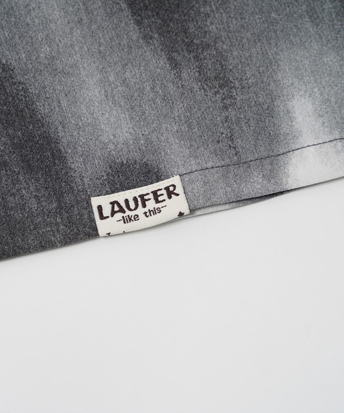 【Laufer】ムラ染めオープンカラー半袖シャツ / Mura Dyed Open Collar Short Sleeve Shirt(シャツ/ブラウス)|Laufer(ロイファー) 【Laufer】ムラ染めオープンカラー半袖シャツ / Mura Dyed Open Collar Short Sleeve Shirt(シャツ/ブラウス)|Laufer(ロイファー)