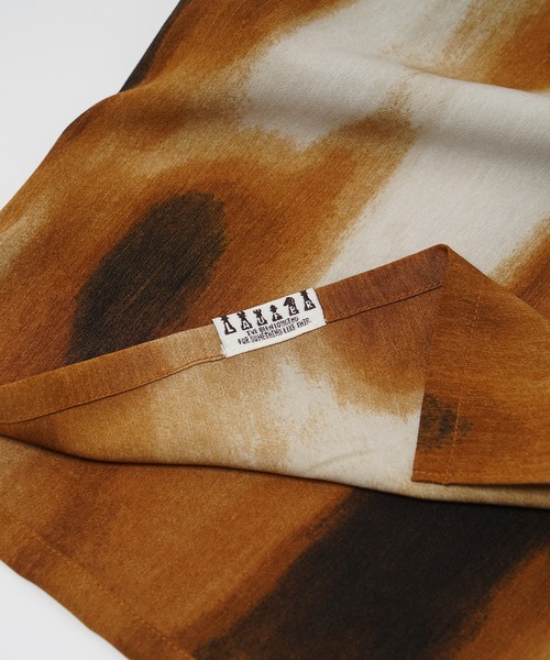 【Laufer】ムラ染めオープンカラー半袖シャツ / Mura Dyed Open Collar Short Sleeve Shirt(シャツ/ブラウス)|Laufer(ロイファー) 【Laufer】ムラ染めオープンカラー半袖シャツ / Mura Dyed Open Collar Short Sleeve Shirt(シャツ/ブラウス)|Laufer(ロイファー)