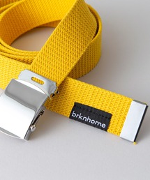 brknhome（ブロークンホーム）の「【brknhome/ブロークンホーム】【シンプルで使い勝手抜群な日本製ガチャベルト】GIベルト タグロゴデザイン ガチャベルト ベルト ユニセックス（ベルト）」