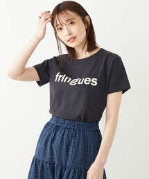 SHIPS Colors | SHIPS Colors:FRINGUES ロゴ プリント TEE◇(Tシャツ/カットソー)
