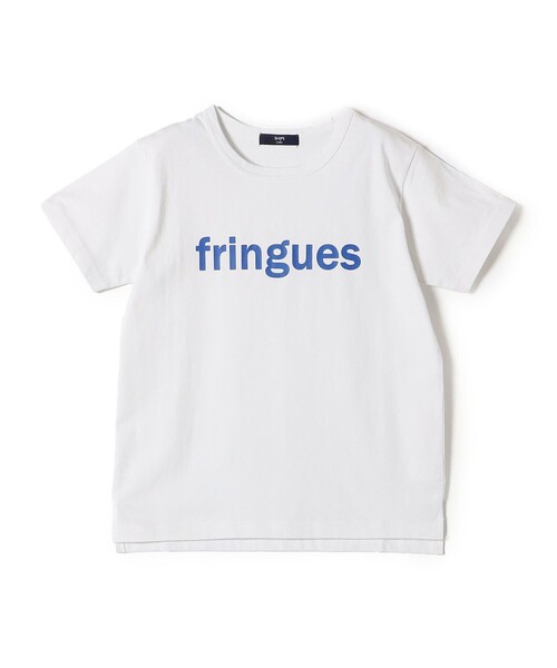 SHIPS Colors（シップス カラーズ）の「SHIPS Colors:FRINGUES ロゴ プリント TEE◇（Tシャツ/カットソー・レディース・オフホワイト/ホワイト/ピンク/ダークグレー・ONE SIZE）」の6枚目の写真