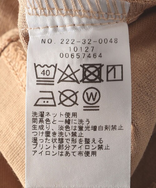 SHIPS Colors（シップス カラーズ）の「SHIPS Colors:FRINGUES ロゴ プリント TEE◇（Tシャツ/カットソー・レディース・オフホワイト/ホワイト/ピンク/ダークグレー・ONE SIZE）」の17枚目の写真